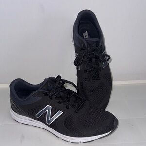 New Balance Black and White Running Shoes